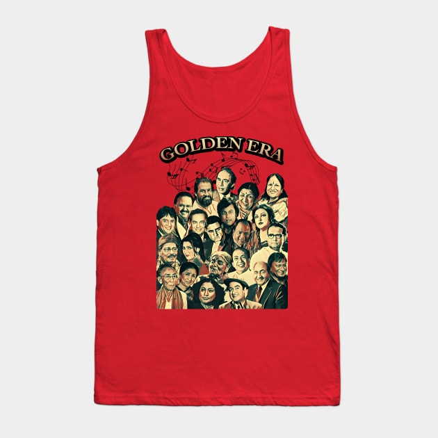 Golden Era of Bollywood Tank Top by Jotted Designs